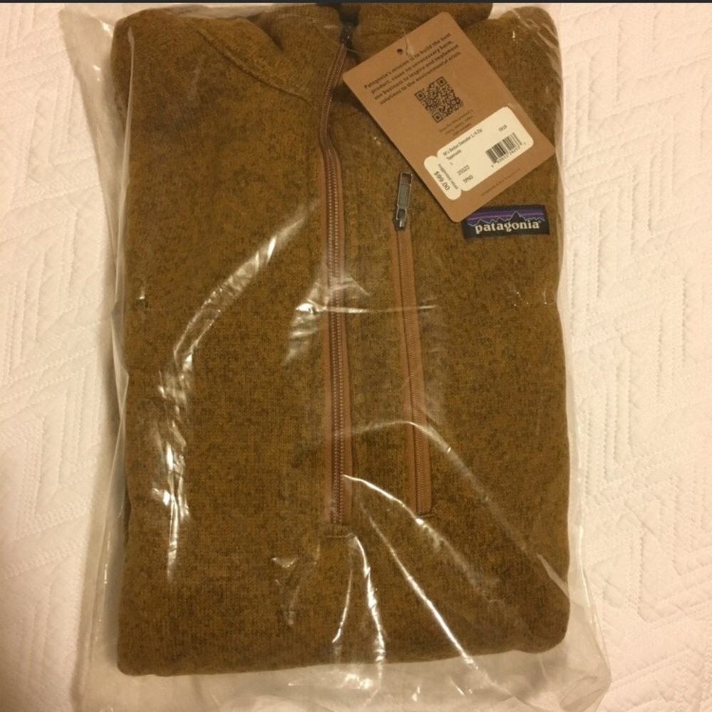 Mens Patagonia tapenade better sweater quarter zip - Picture 2 of 2